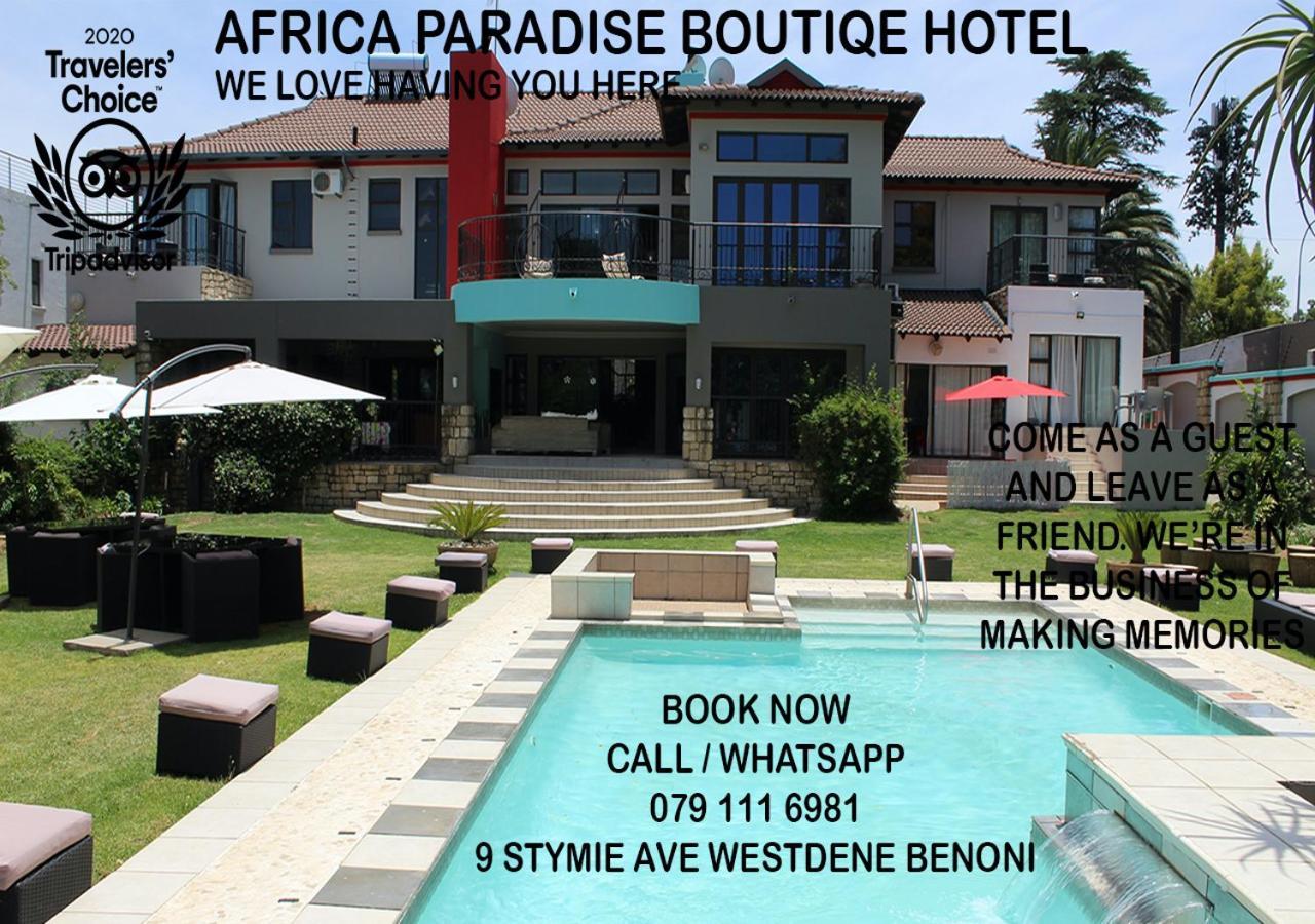 Africa Paradise - Or Tambo Airport Boutique Hotel Бенони Экстерьер фото